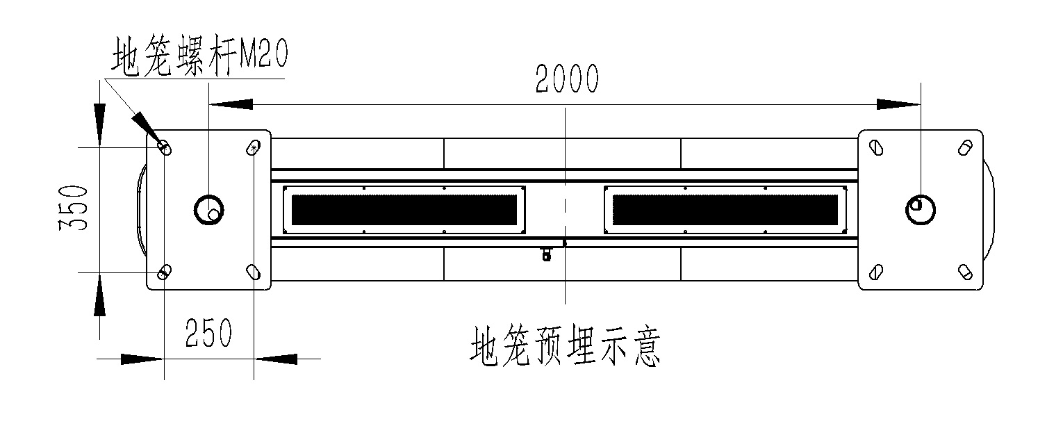 负氧离子监测站地笼尺寸图